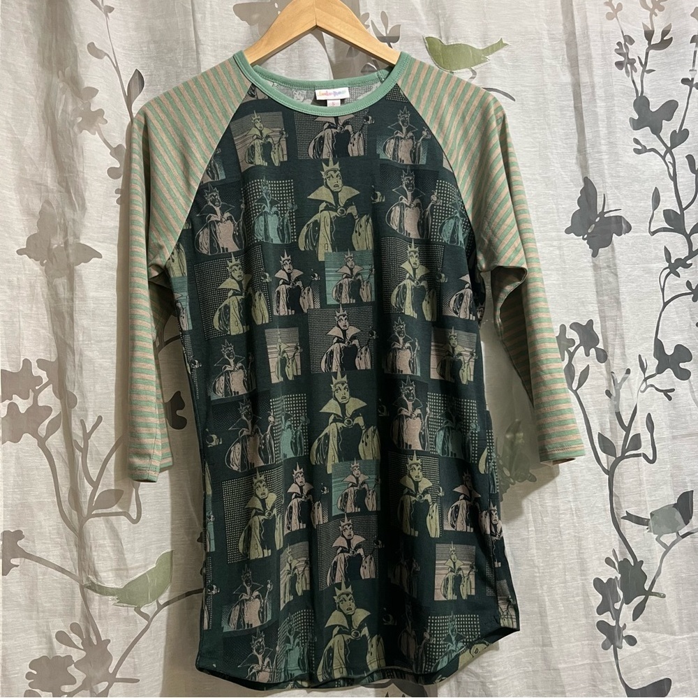 Disney Green and Black Tunic Top